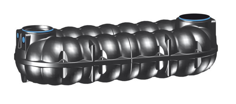 WODA DESZCZOWA ZBIORNIK NEO-10000L-schwarz-blauer-Ring
