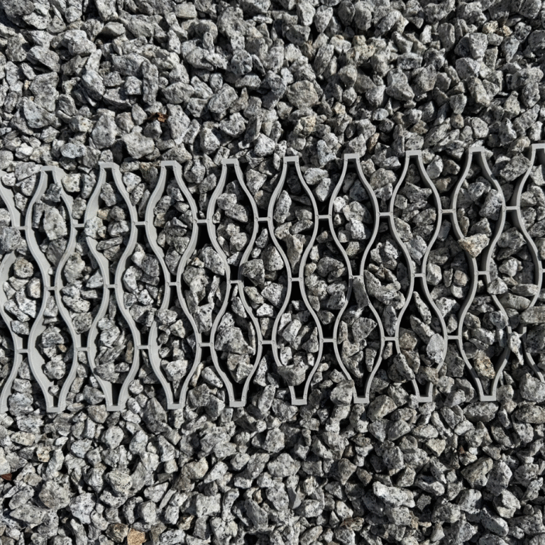 kratka ogrodowa WAVE 500x200 szara 1