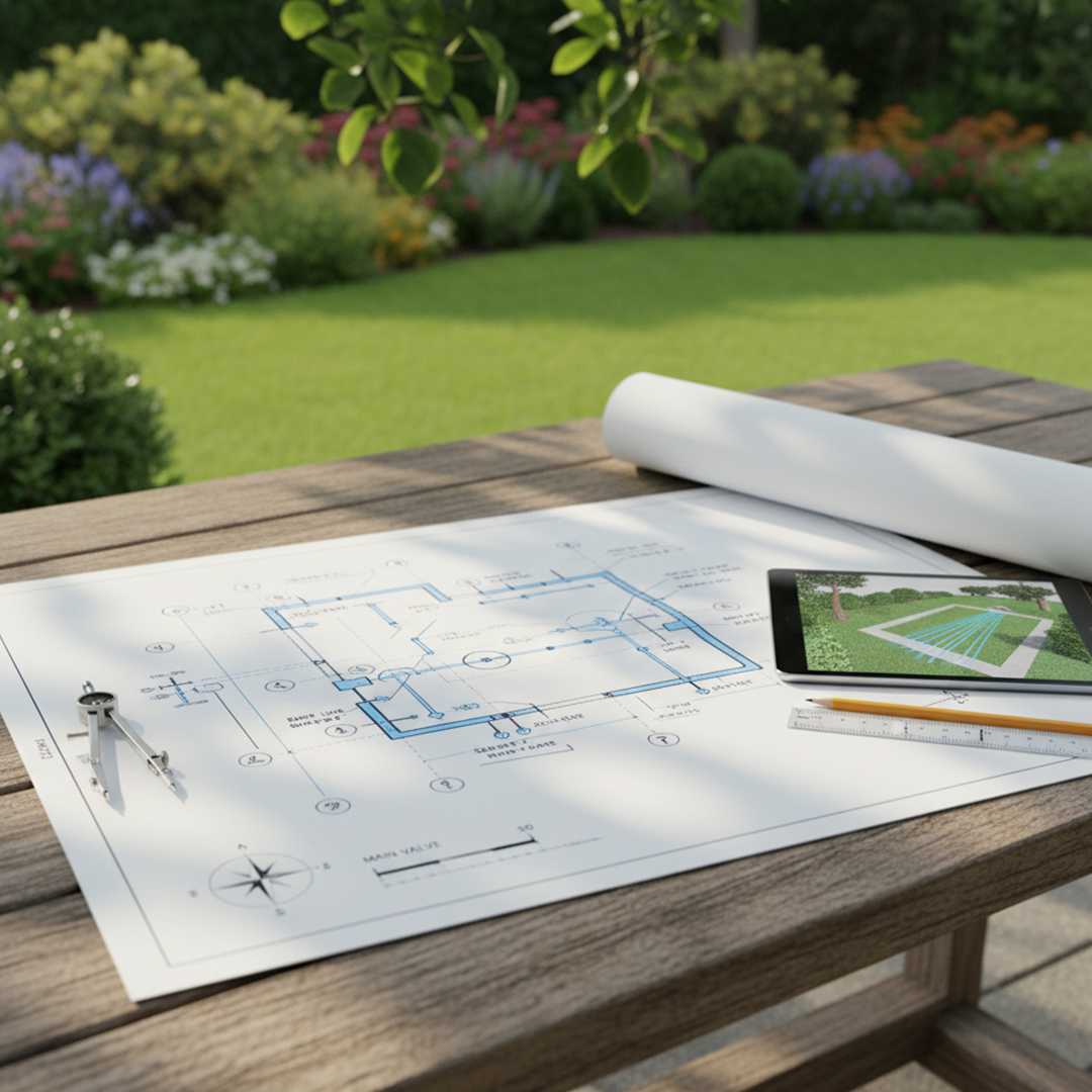 Jak zaplanować nawadnianie już na etapie projektu ogrodu